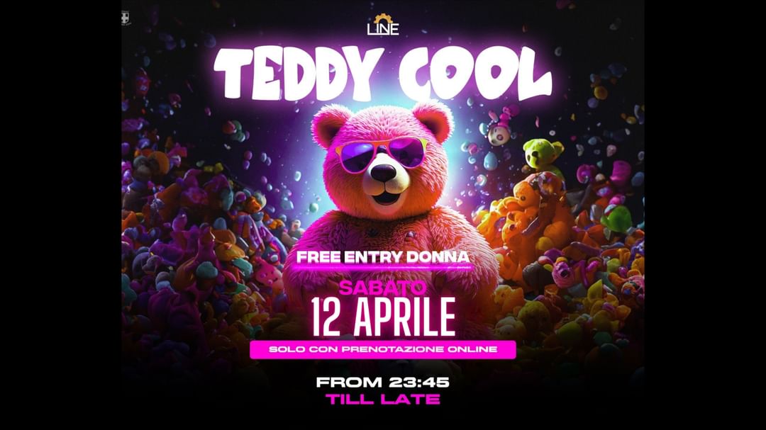 Teddy Cool, by SinClub-Eventplakat