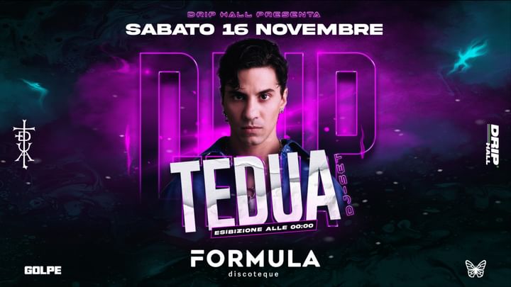 Cover for event: TEDUA at FORMULA | 16 Novembre 2024