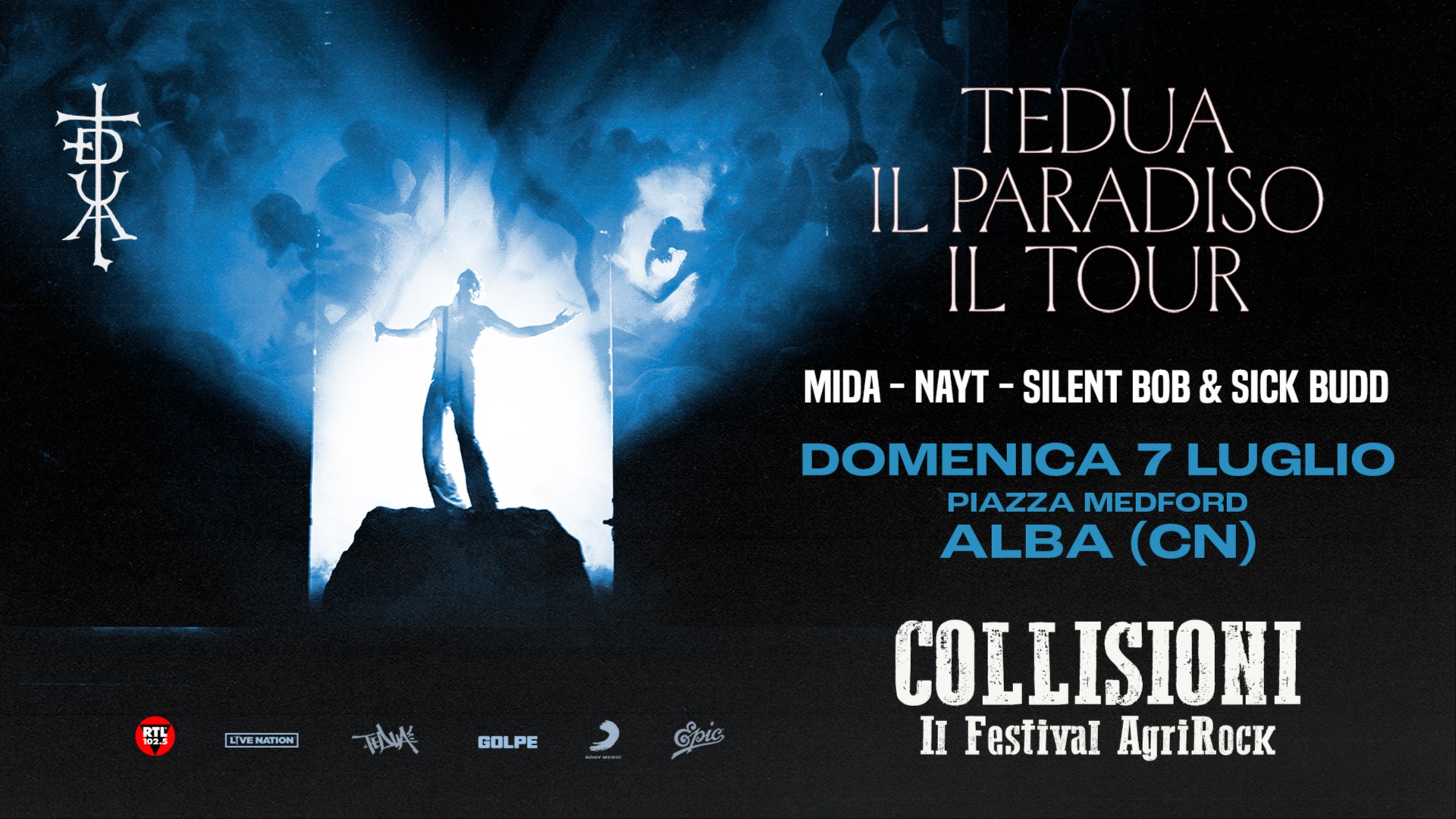 Tedua + Silent Bob + Sick Budd + Nayt + Mida @ Collisioni Festival image