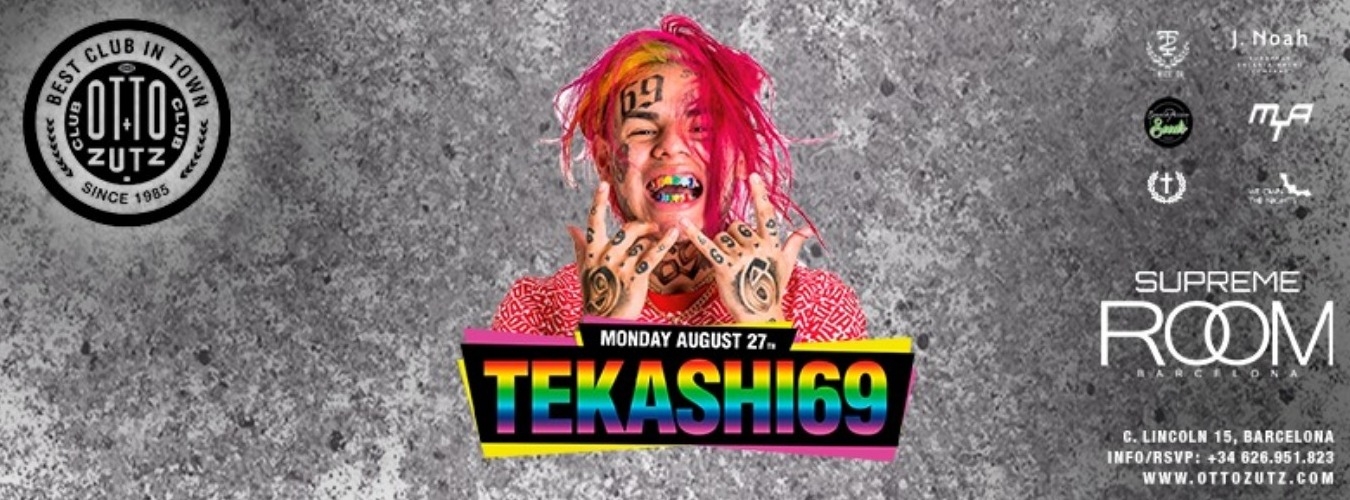 TEKASHI 6IX9INE showclub at OTTO ZUTZ!! image