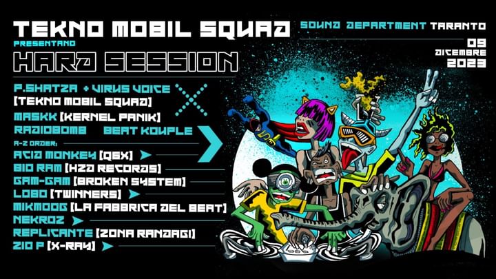 Cover for event: Tekno Mobil Squad presentano HARD SESSION @ Sound Department