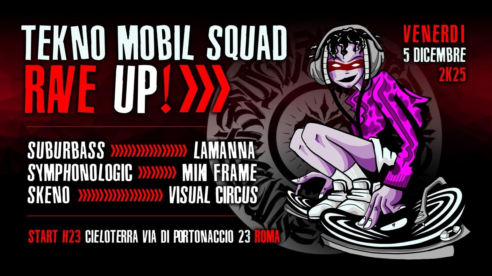 Tekno Mobil Squad - Rave Up! image