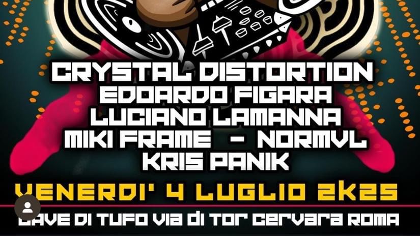 Cartel del evento TEKNO MOBILE SQUAD 4 luglio Cave di Tufo
