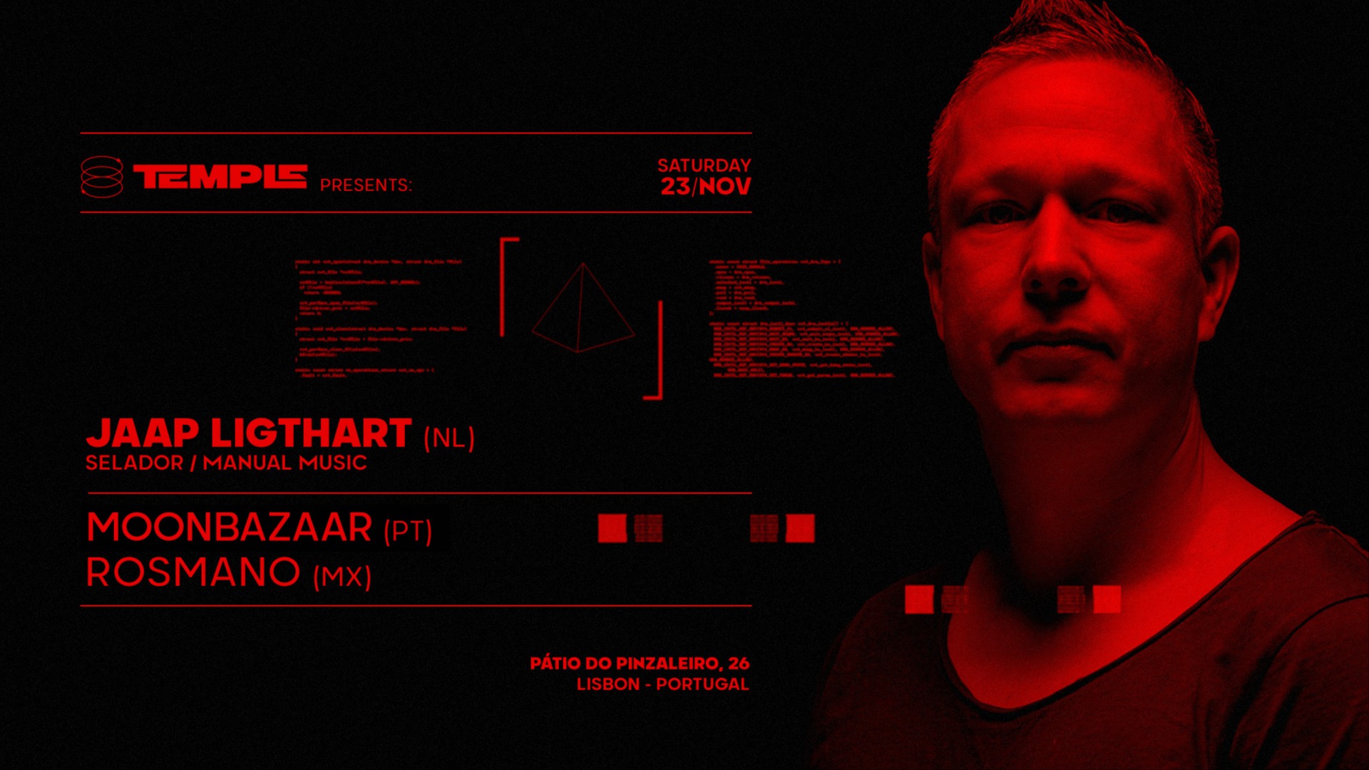 Temple Presents - Jaap Ligthart (NL), Moonbazaar (PT) and Rosmano (MX) image