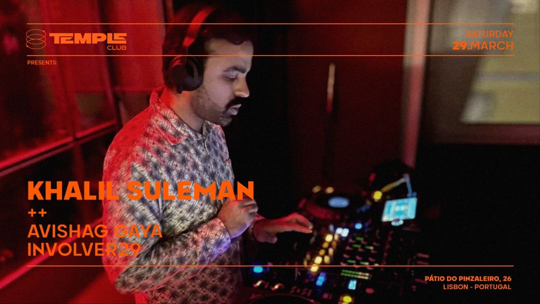 Temple presents Khalil Suleman, Avishag Gaya, Involver29 event cover