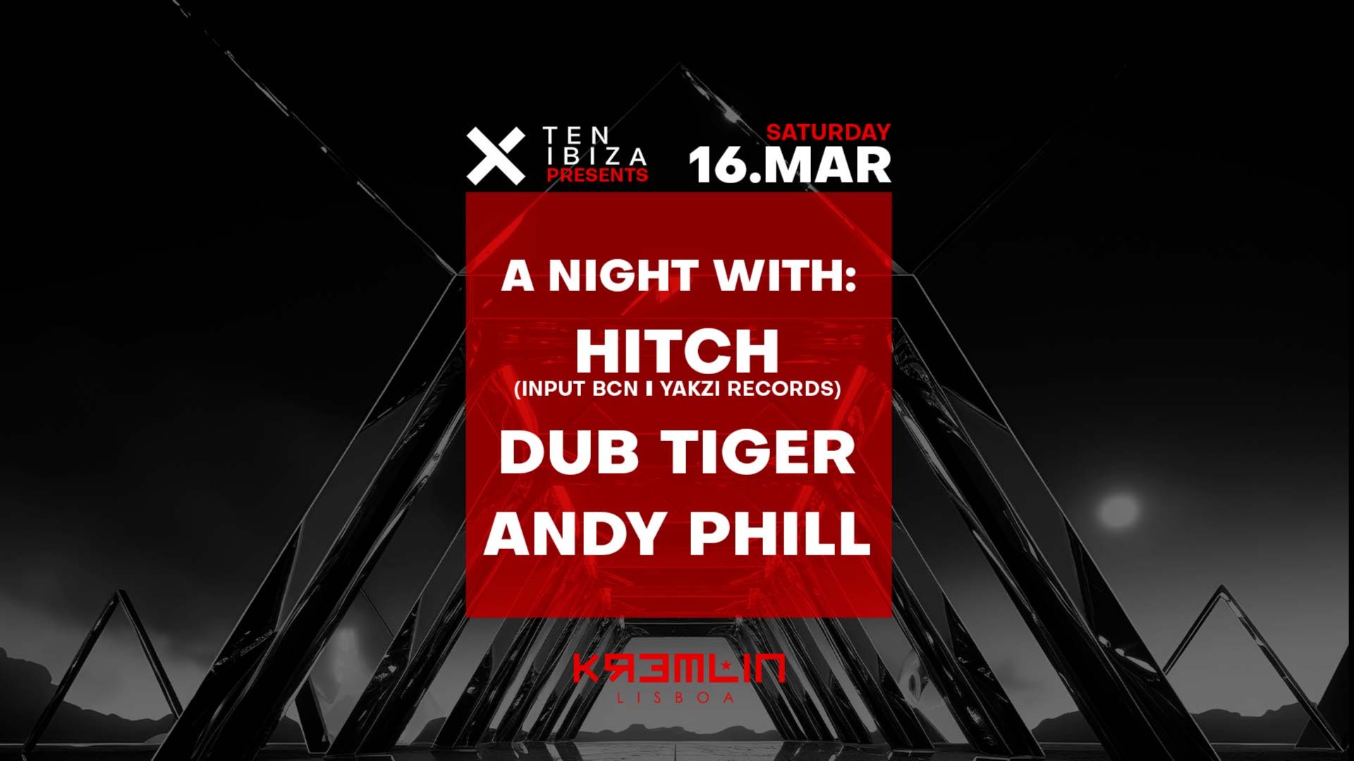 Ten Ibiza: Hitch, Dub Tiger, Andy Phill image