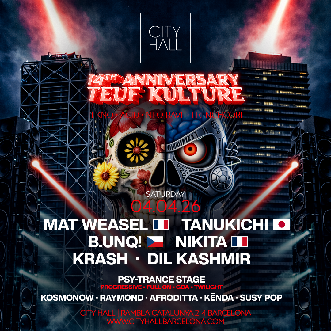 Teuf Kulture pres. 14th Aniversary TEKNO in City Hall image