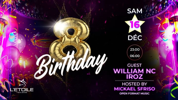 Cover for event: THE 8th BIRTHDAY