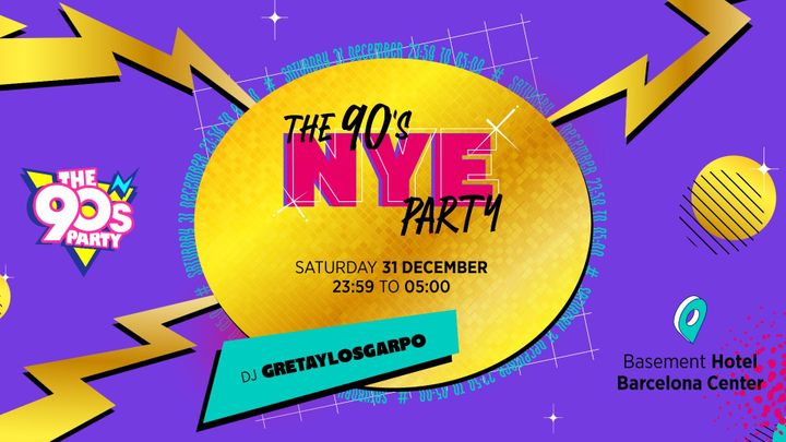 Cover for event: The 90's NYE Party - Hotel Basement Party