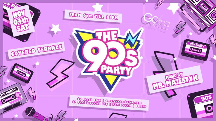 Cover for event: The 90s party pres: 90's Covered Terrace Party