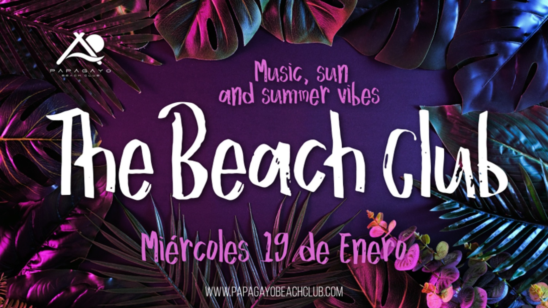 The Beach Club 19:00 a 00:00