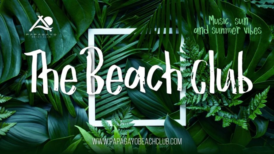 The Beach Club-Eventplakat