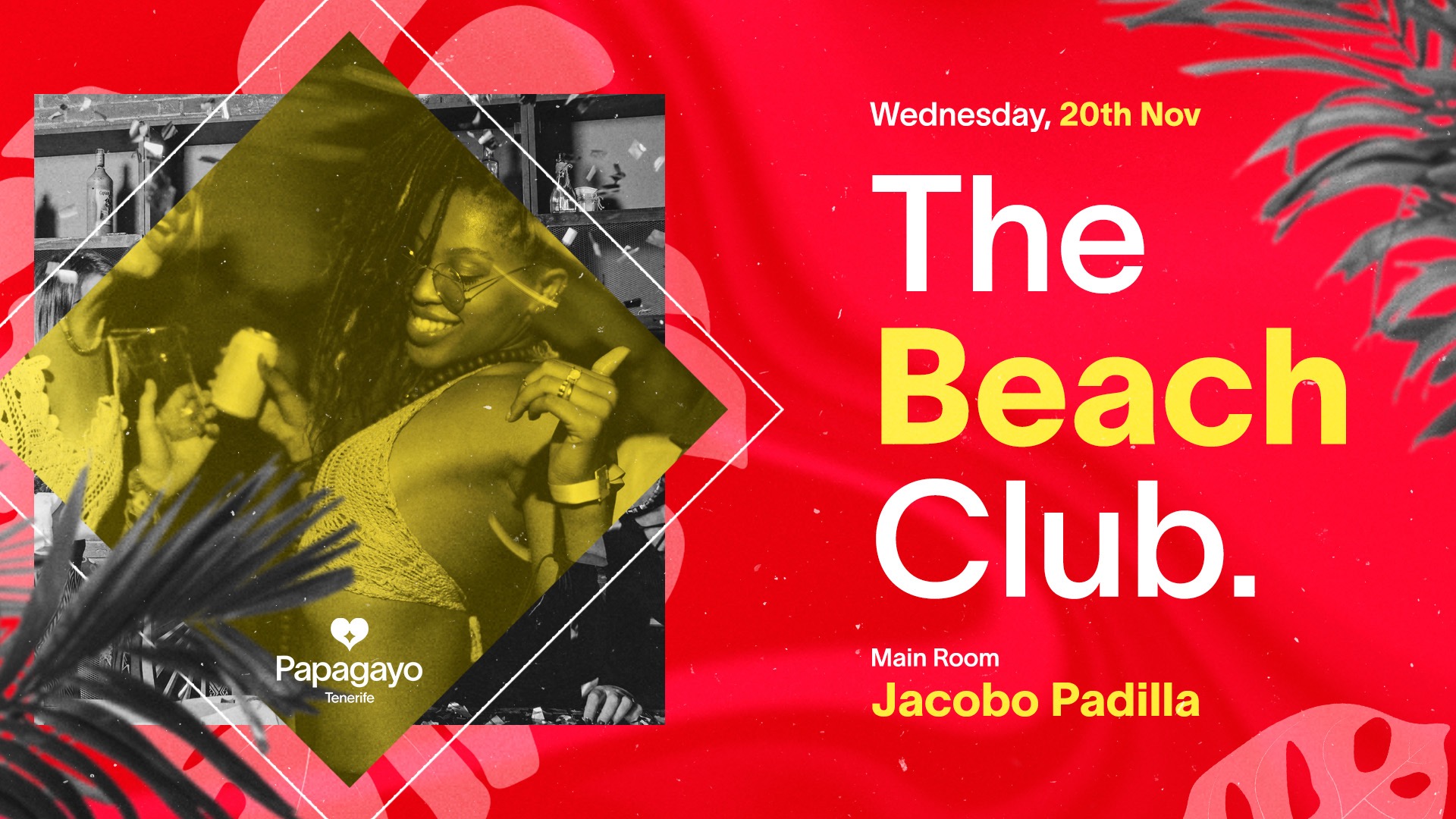 The Beach Club · Wed. 20th November