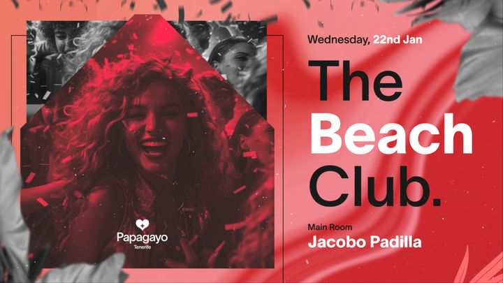 Cover for event: The Beach Club · Wed. 22nd January