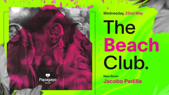 Cover for event: The Beach Club · Wed. 22nd May