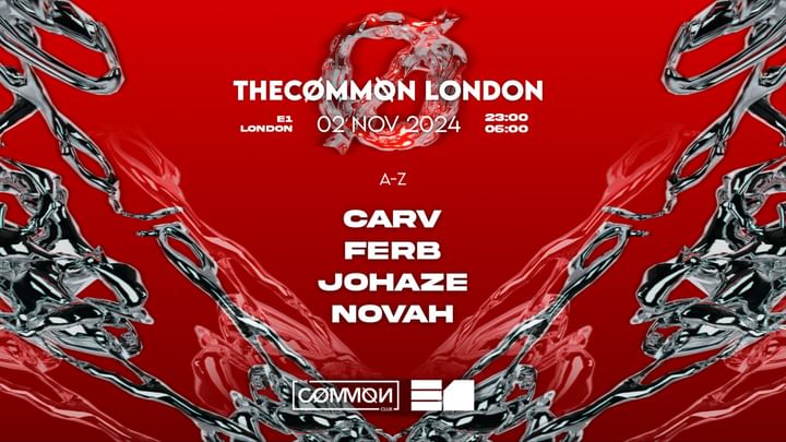 Cover for event: The Common: CARV & NOVAH