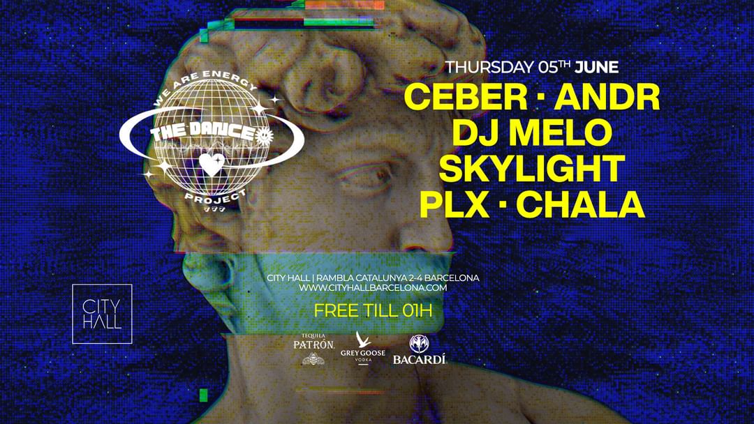 The Dance Project l TECHNO I TECH-TRANCE-Eventplakat