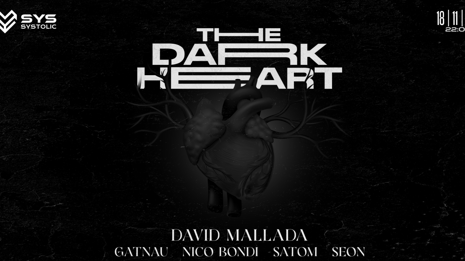 THE DARK HEART viernes 18 noviembre image