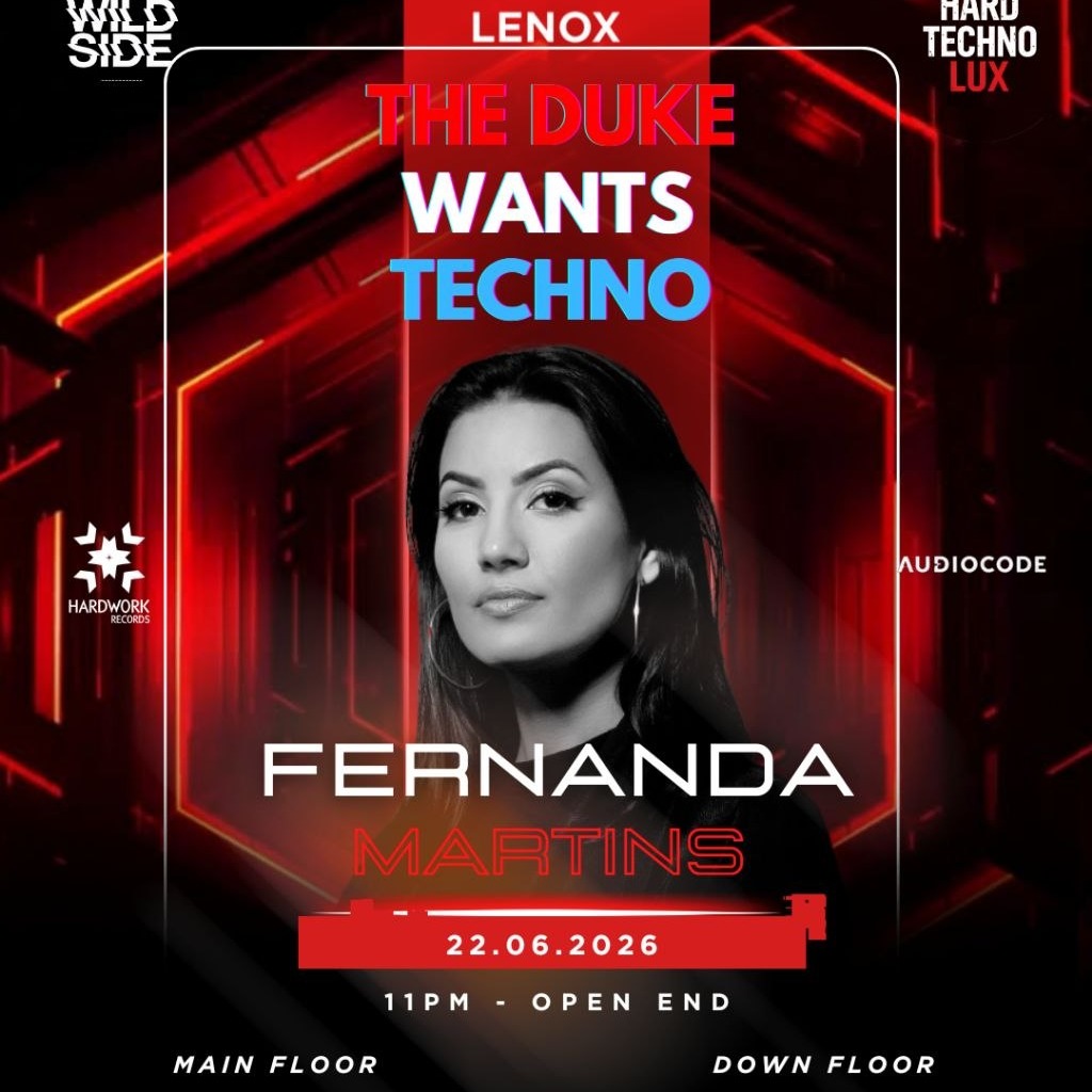 THE DUKE WANTS TECHNO with Fernanda Martins image