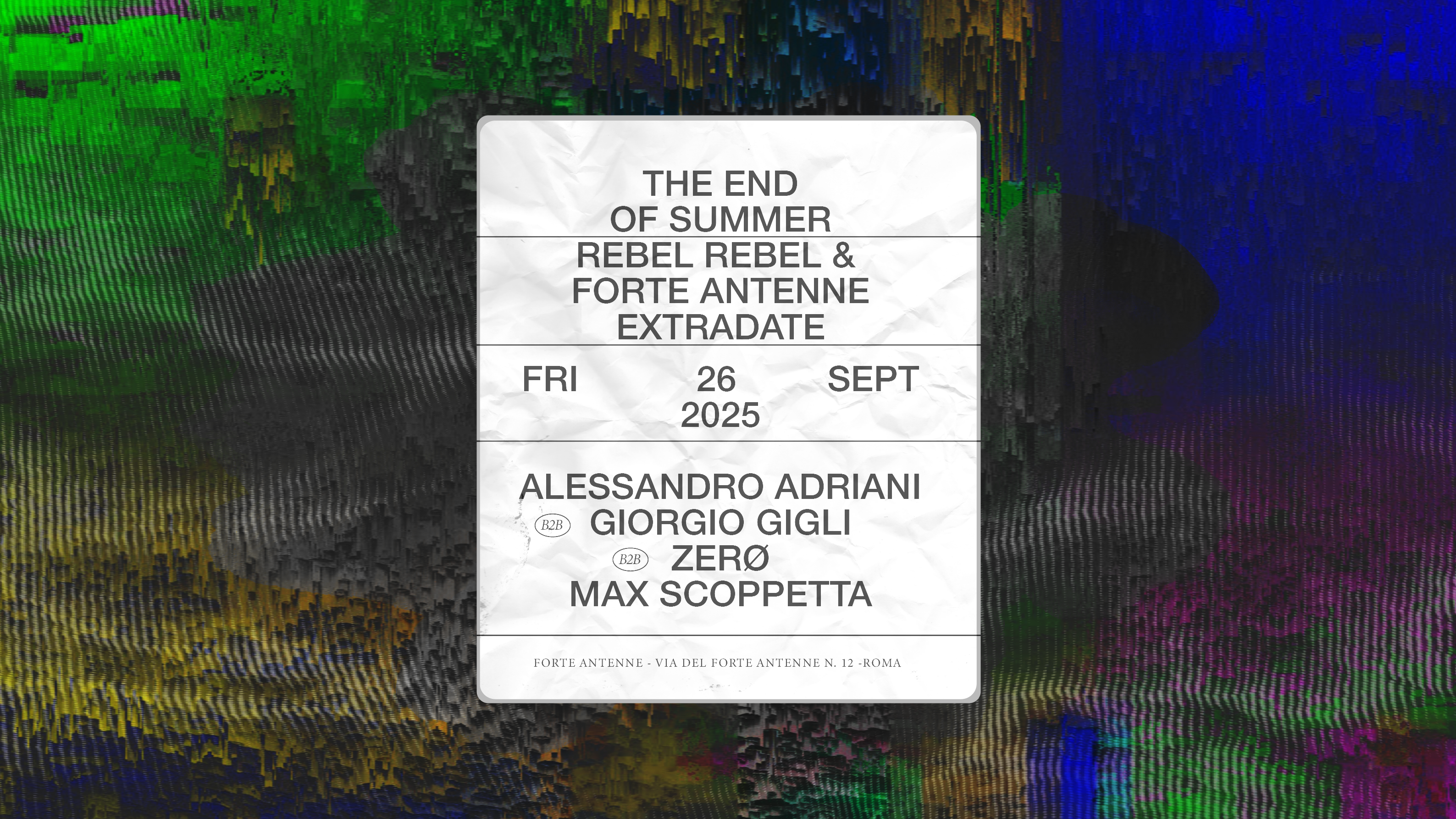 The end of Summer - Alessandro Adriani | Giorgio Gigli | Max Scoppetta | Zero image
