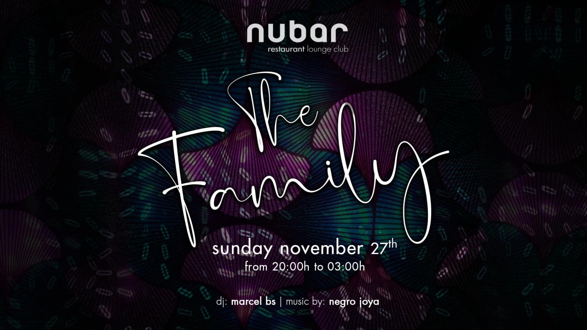THE FAMILY at Nubar - SUNDAY image