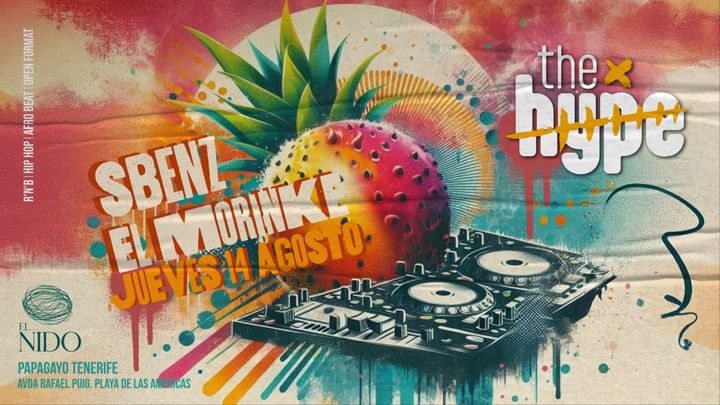 Cover for event: The Hype · Sala El Nido · Thu. 14th August 2025