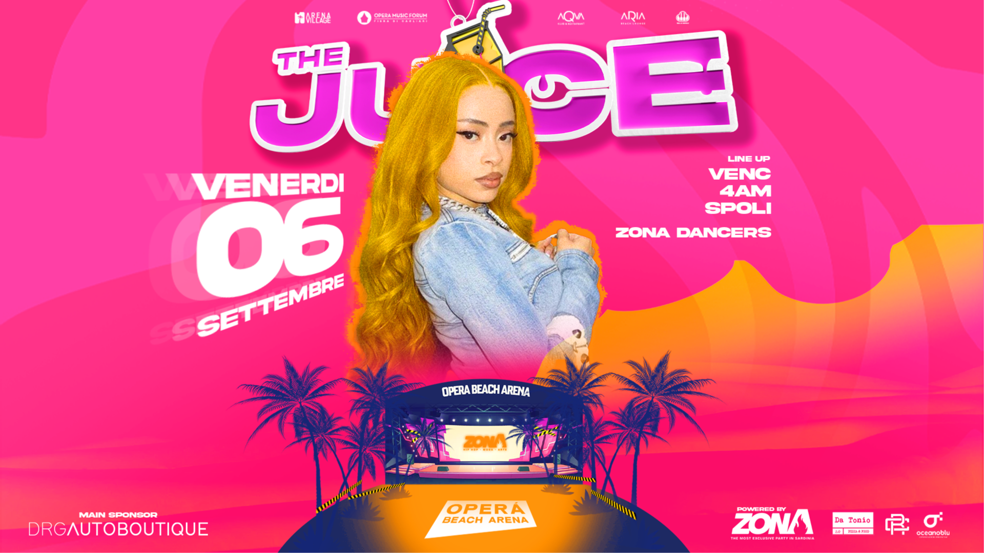 THE JUICE - VENERDI 6 SETTEMBRE 