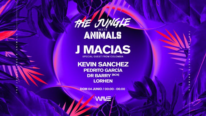 Cover for event: THE JUNGLE meets ANIMALS present J MACIAS