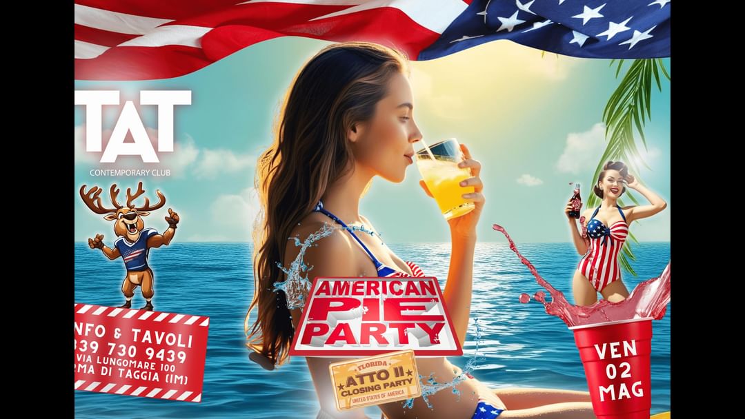 THE LAST 'AMERICAN PIE PARTY'- 2 MAGGIO event cover