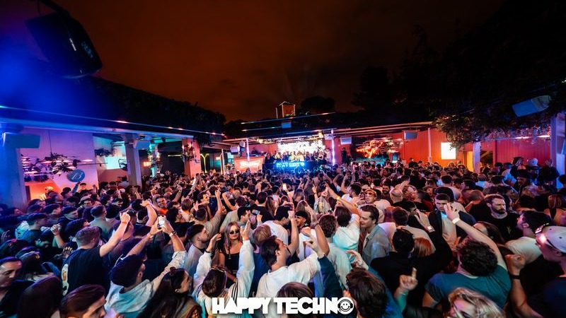 [THE LAST DANCE] Happy Techno Open Air - Night Time La Terrrazza Barcelona image