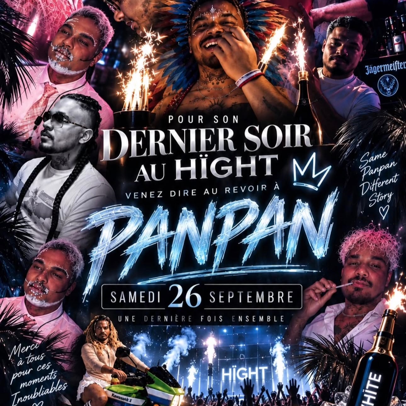 Affiche de la soirée The Last Of Panpan au Hïght, boîte de nuit à Carnac