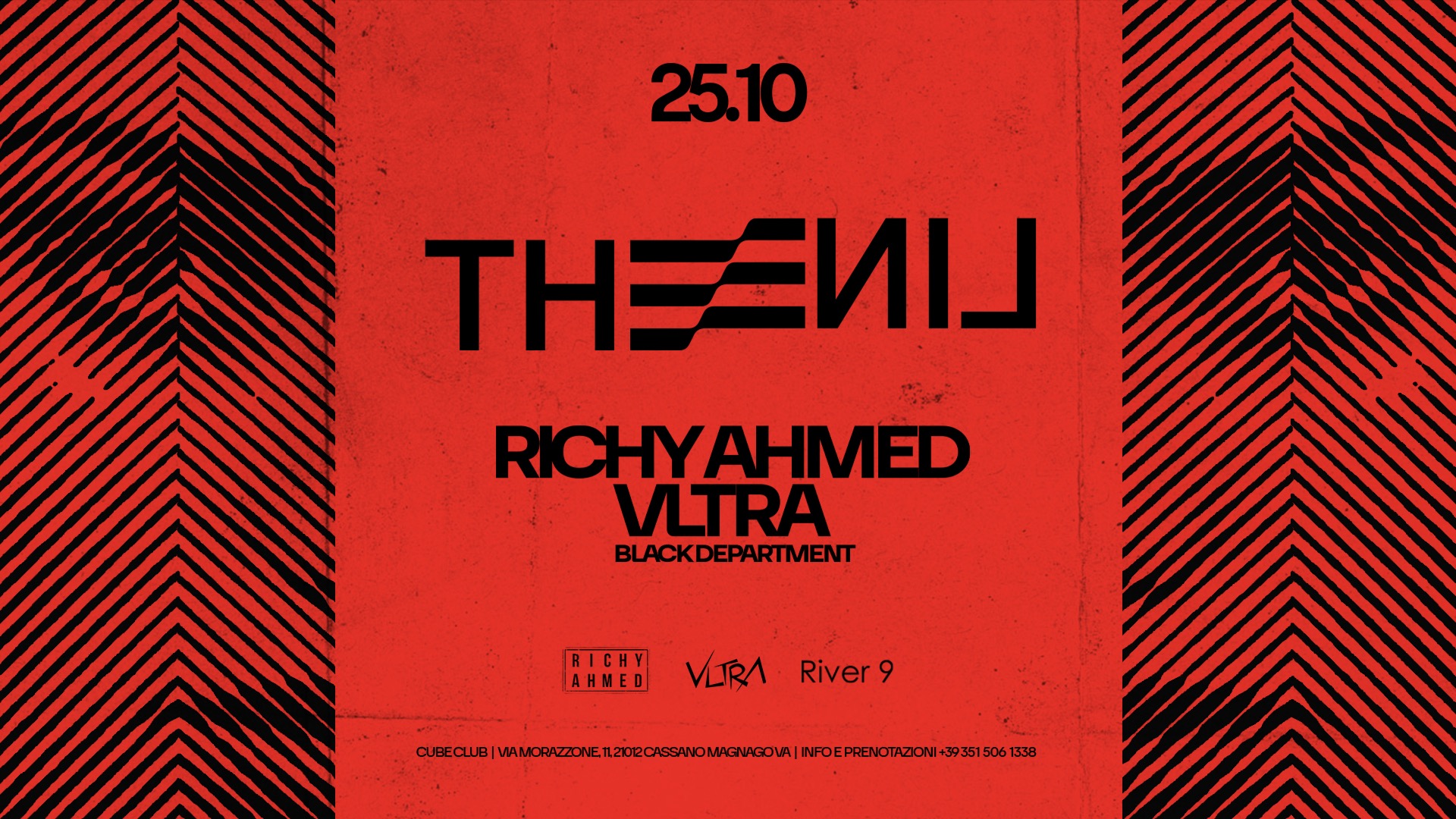 25.10 | The Line | w/ RICHY AHMED & VLTRA & Black Department image