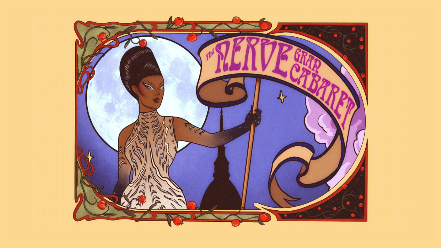 Official cover of the event "The Nerve Gran Cabaret'' at Q35 Warehouse