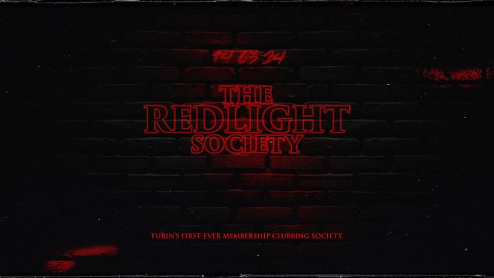 Cover for event: THE REDLIGHT SOCIETY - 14.03.24