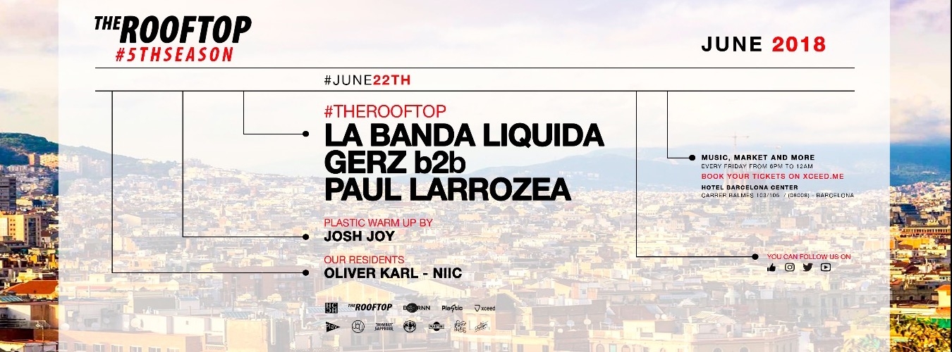 The Rooftop Barcelona presents LA BANDA LIQUIDA image