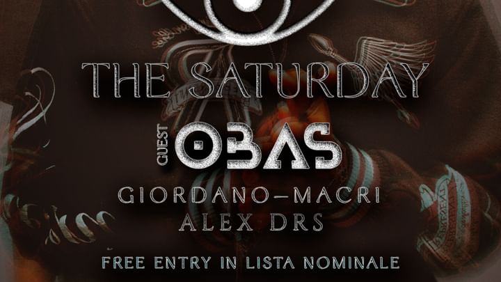 Cover for event: The Saturday - Anima Club invites Dj Obas