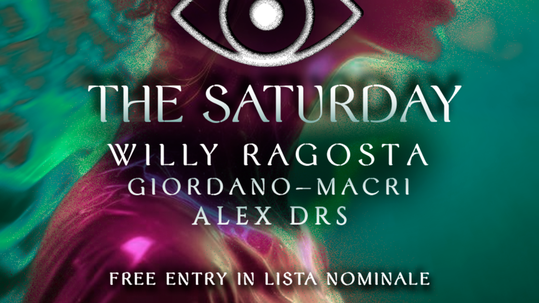 The Saturday - Anima Club invites Willy Ragosta image