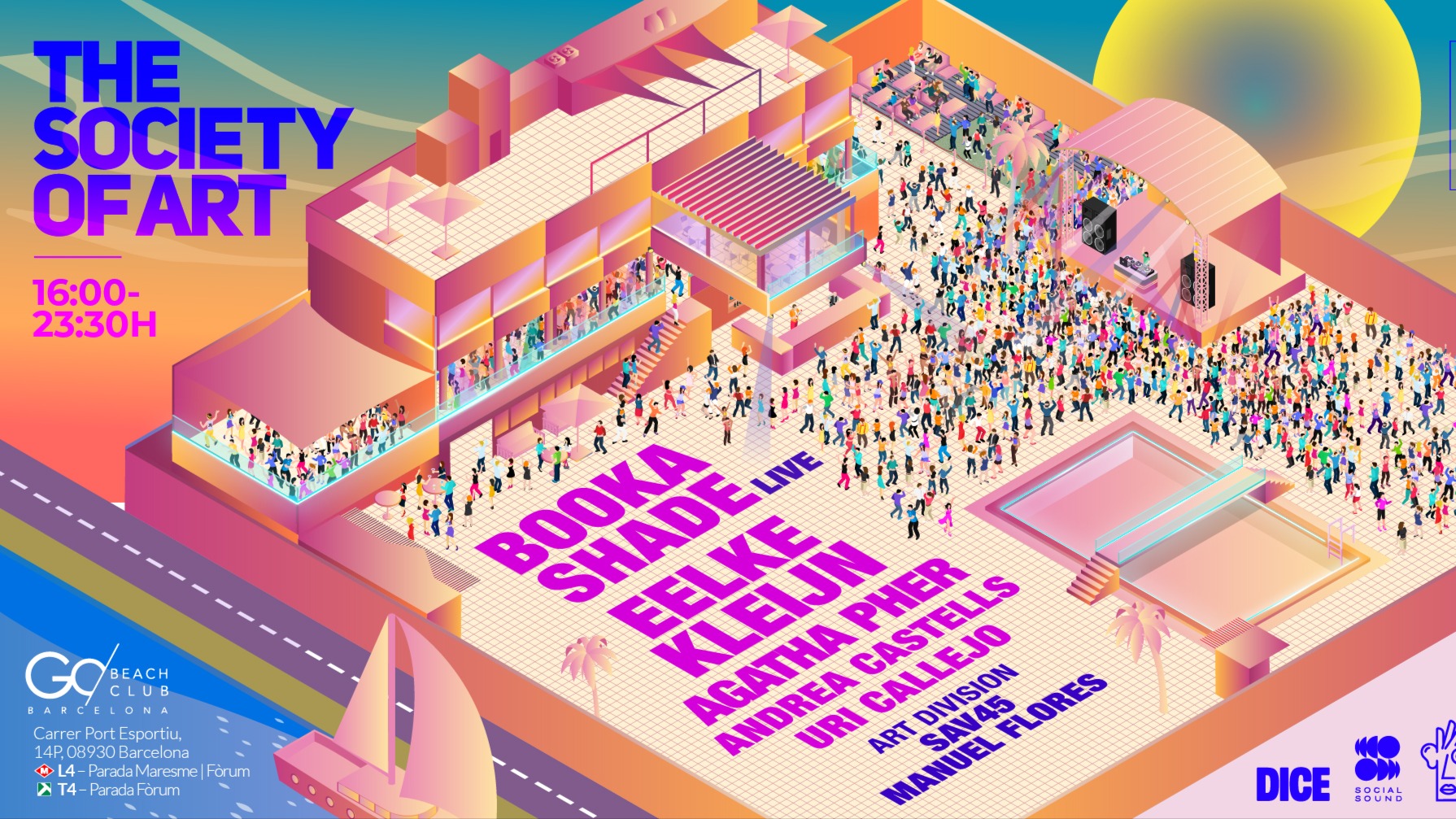 The Society of Art: Booka Shade Live | Eelke Kleijn | 16:00-23:30 image