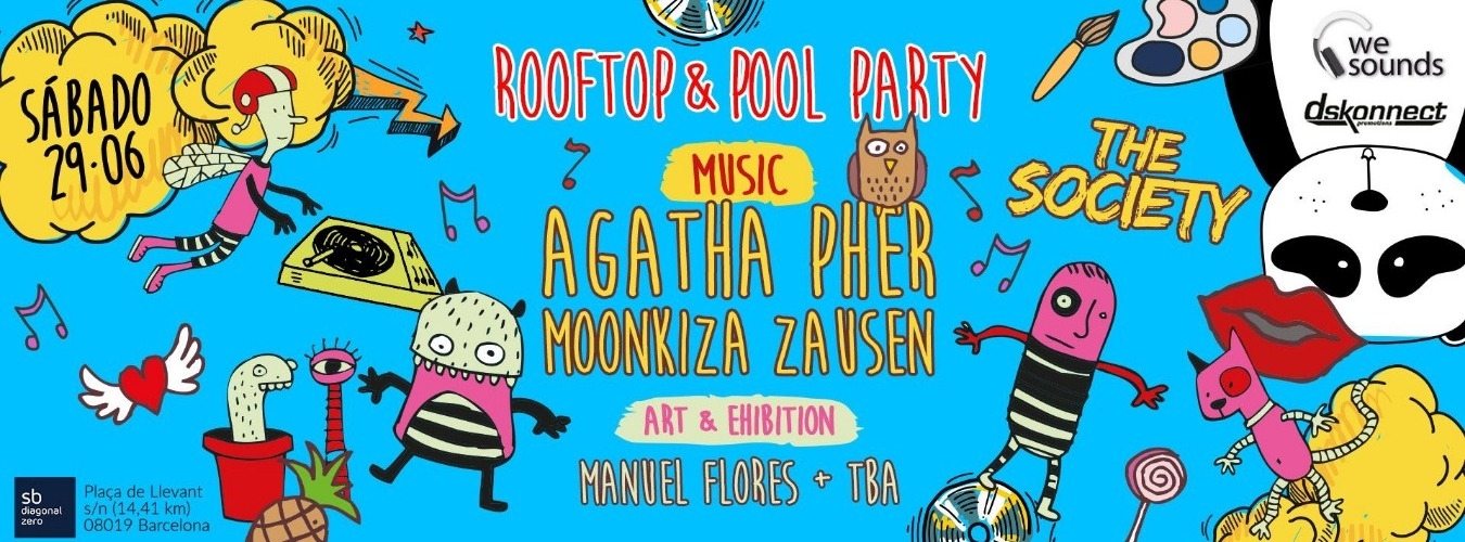 The Society of Art: Rooftop & Pool Party + Night Club 29.06.19 image
