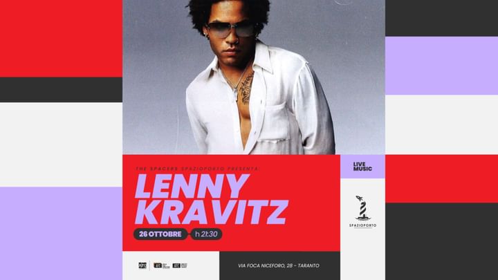 Cover for event: THE SPACERS plays LENNY KRAVITZ Greatest Hits