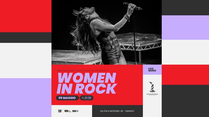Cover for event: THE SPACERS plays "WOMEN IN ROCK"