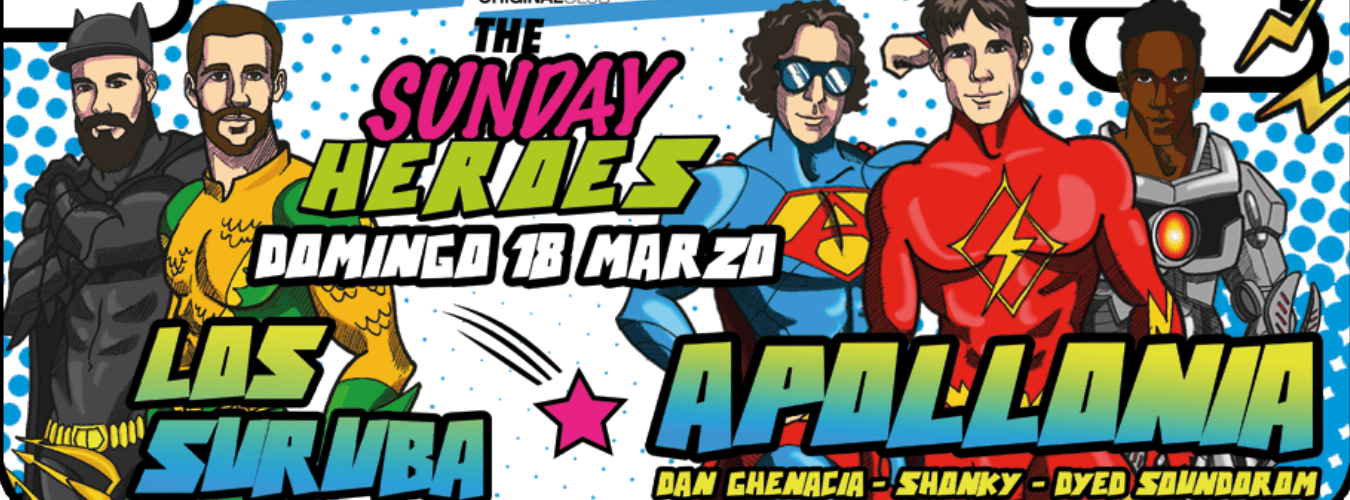THE SUNDAY HEROES MDC :: 18 MARZO :: APOLLONIA + LOS SURUBA + LOCAL HEROES