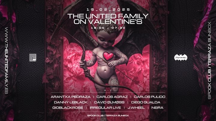 Cover for event: The United Family on valentine's / Spook club - Sunbox