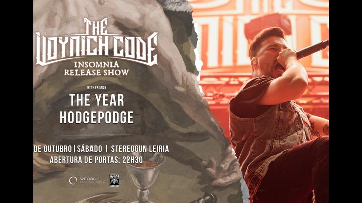 Cover for event: The Voynich Code + The Year + Hodgepodge :: Stereogun, Leiria