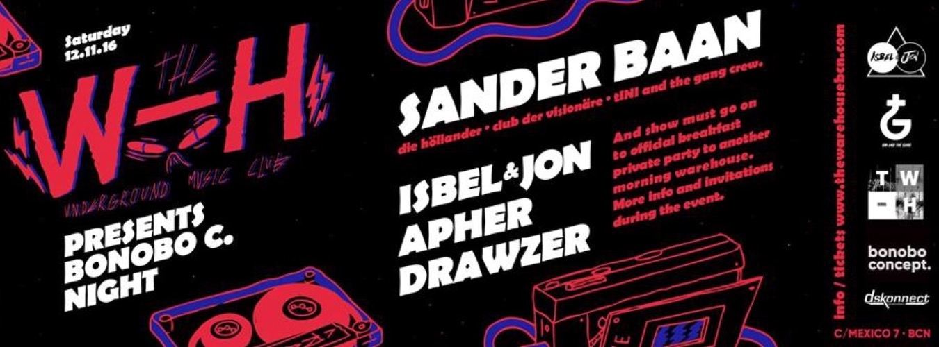 The Warehouse pres Bonobo Concept Night w/ Sander BaaN image
