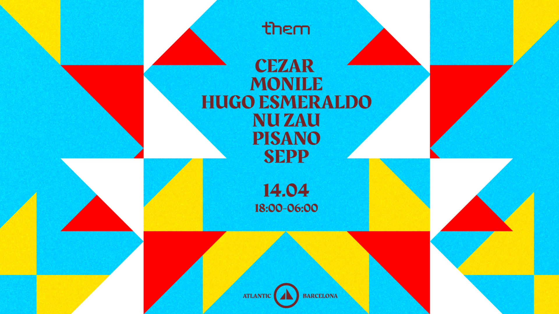 them barcelona w. Cezar, Nu Zau, Sepp, Monile, Hugo Esmeraldo Pisano image