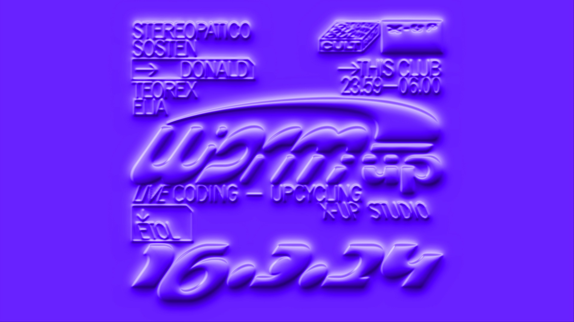 THIS club is a CULT | SAB 16 MAR | guest X-UP studio | Stereopatico, Sosten, Donald, Teorex, Elia