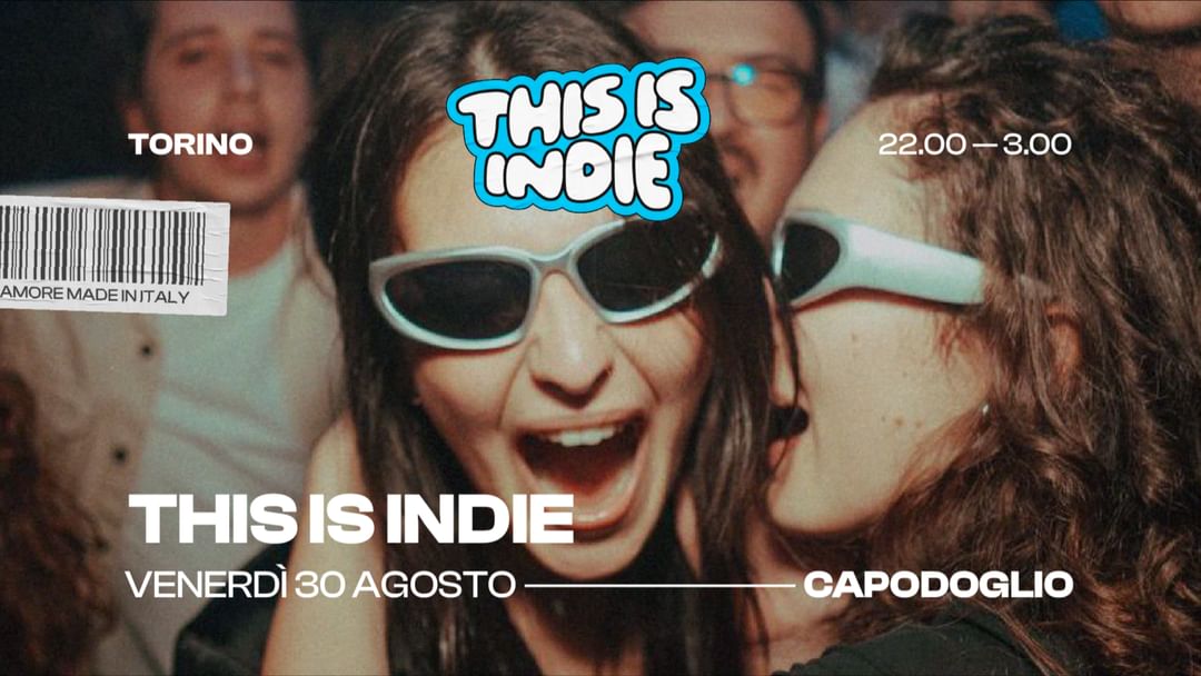 Cartel del evento This is Indie ✷ Capodoglio