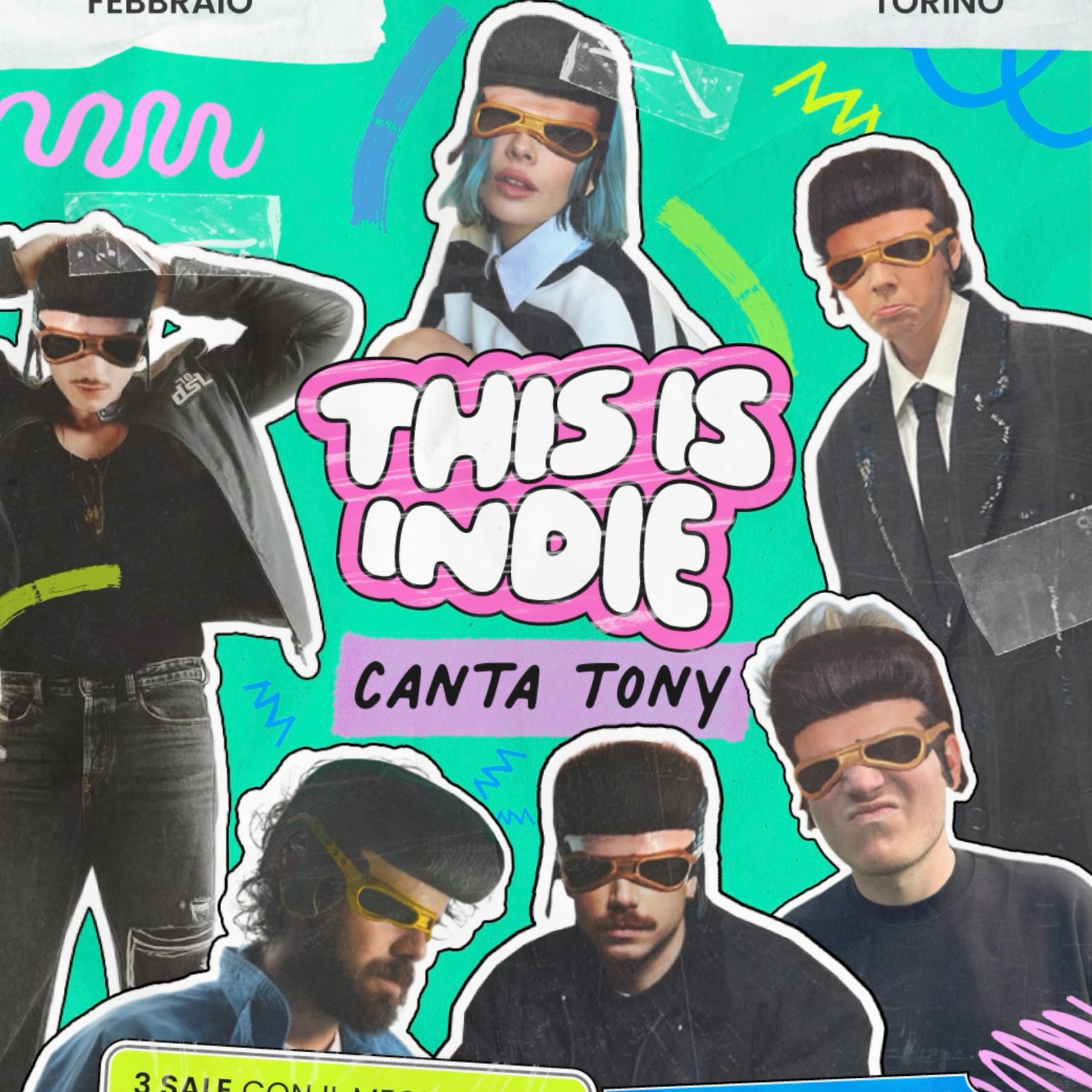 THIS IS INDIE ★ CENTRALINO CLUB ★ SABATO 21 FEBBRAIO ★ 3 SALE image