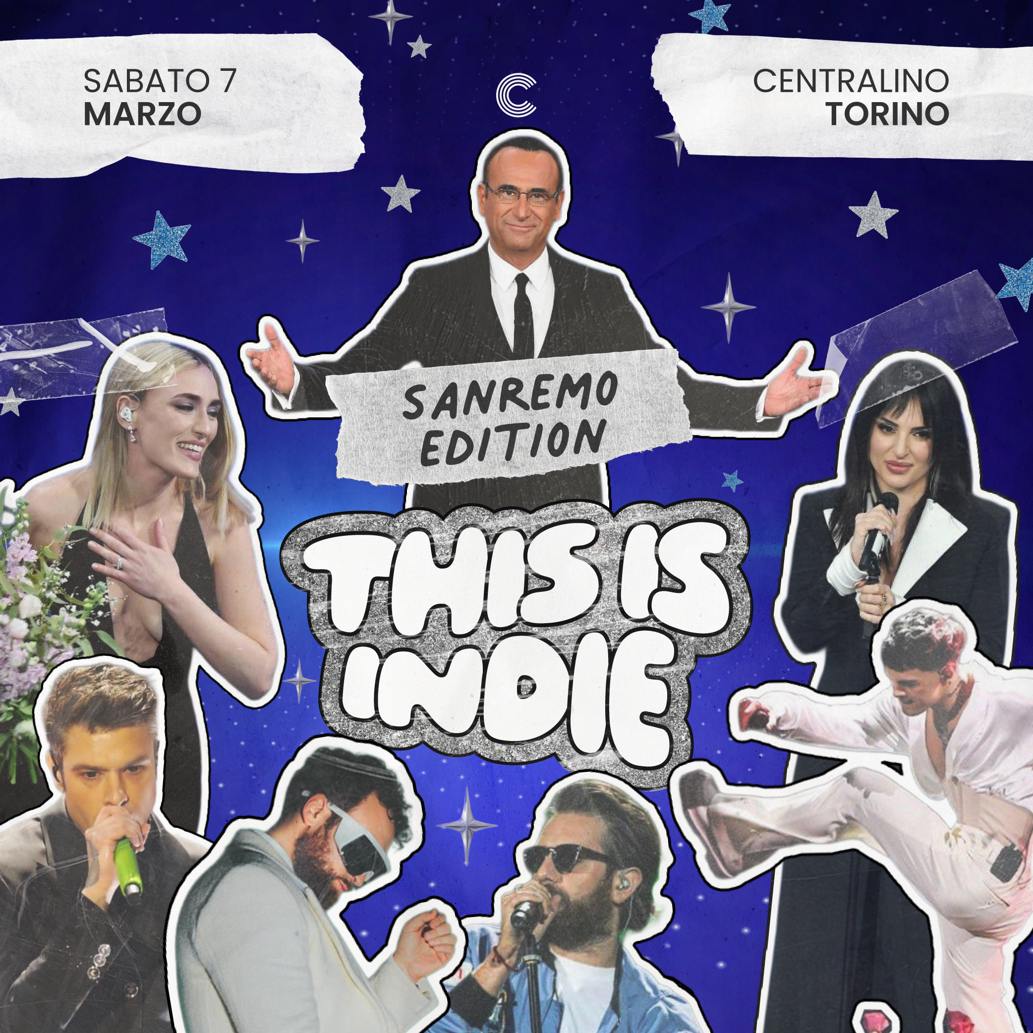THIS IS INDIE ★ CENTRALINO CLUB ★ SABATO 7 MARZO ★ SANREMO REMIX image